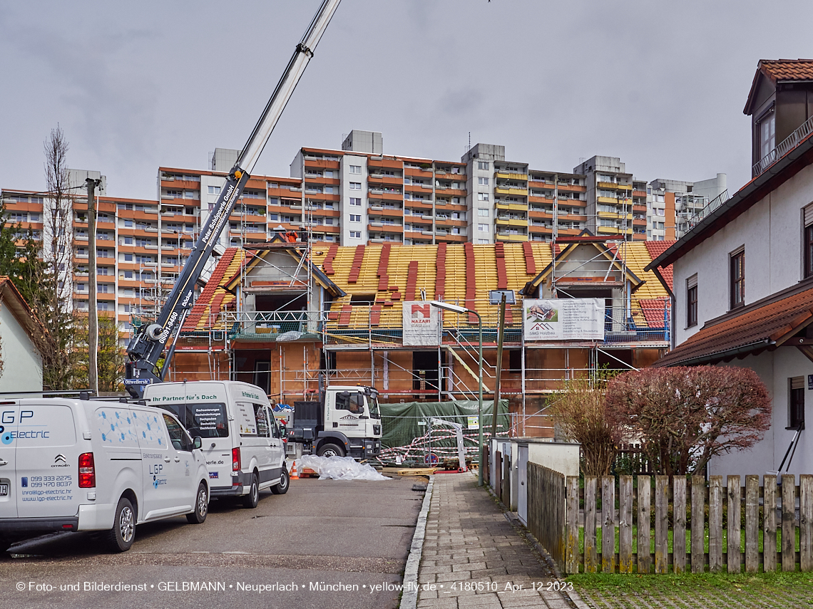 12.04.2023 - Baustelle Ottweiler Straße in Neuperlach